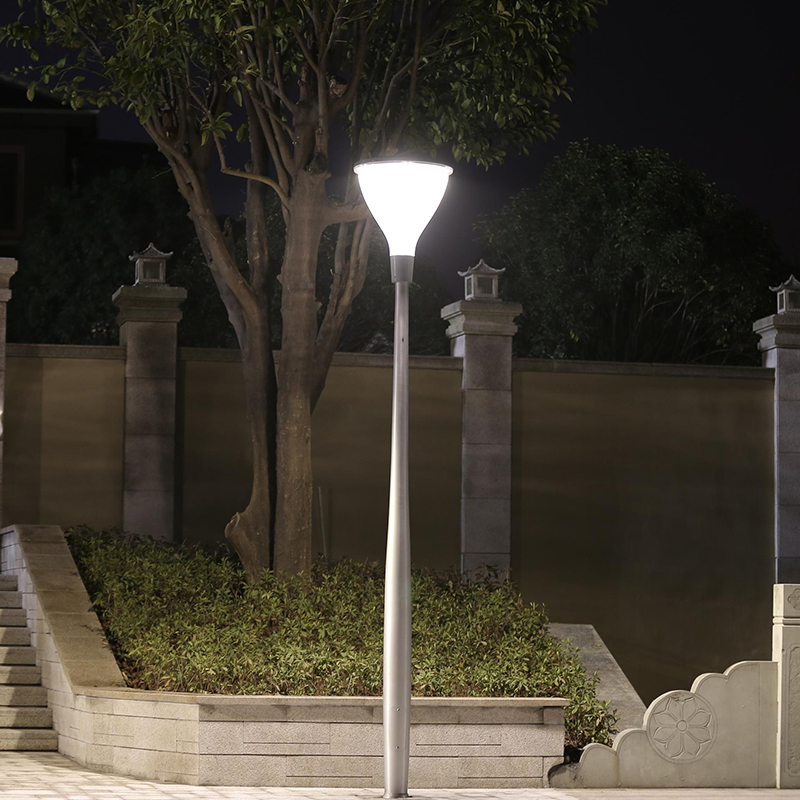 YMLED-6135 Stile europeo con lampada da palo a LED con copertura in PC