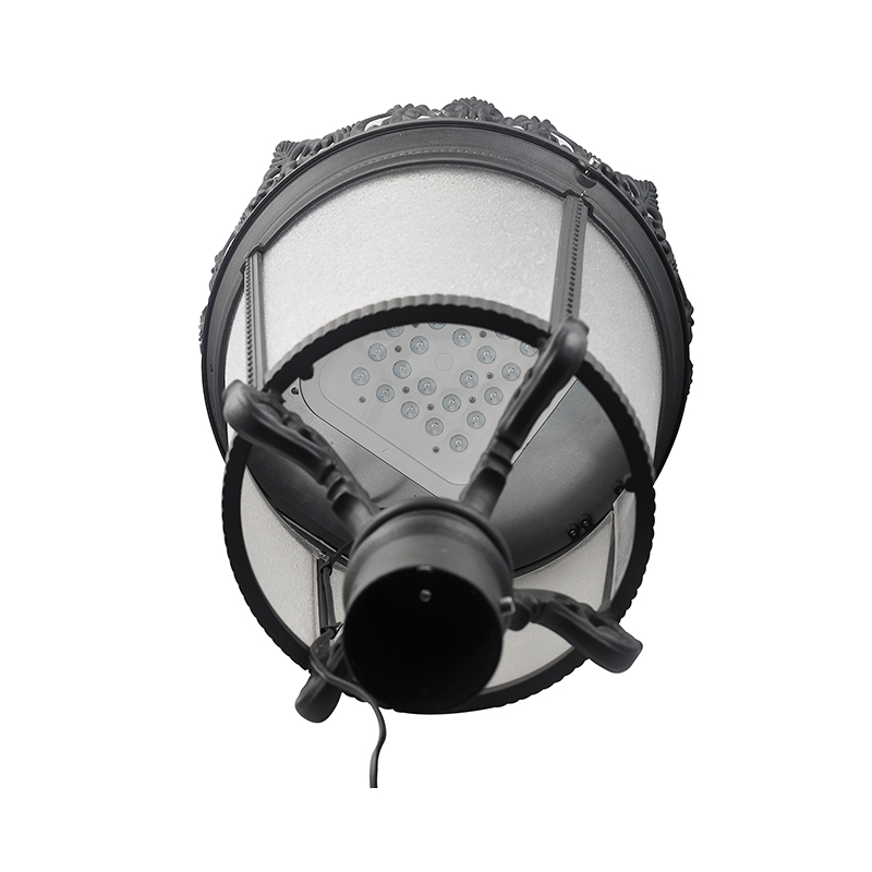 YMLED-6125 Luci superiori per pali a LED in alluminio classico Europa YMLED-6125 Luci superiori per pali a LED in alluminio classico Europa