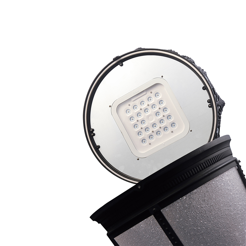 YMLED-6125 Luci superiori per pali a LED in alluminio classico Europa YMLED-6125 Luci superiori per pali a LED in alluminio classico Europa